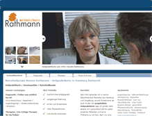 Tablet Screenshot of naturheilpraxis-rathmann.de
